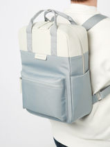 Rugzak Business 1 Compartiment + 15" Pc Kapten and son Blauw backcpack BERGEN-vue-porte