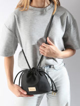 Cross Body Tas Muscari Woomen Zwart muscari WMUS08-vue-porte