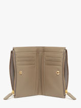 Portefeuille Vintage Leder Nat et nin Beige vintage SANDY-vue-porte