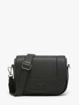 Cross Body Tas Ponant Leder Nathan baume Zwart regate 10