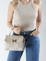 Handtas Signed Miniprix Beige signed 1-vue-porte