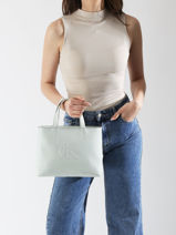 Handtas Sculpted Calvin klein jeans Groen sculpted 4K3111G-vue-porte