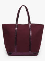 Schoudertas Met Rits Le Cabas L Pailletten Vanessa bruno Violet cabas 1V40409