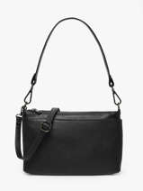 Cross Body Tas Caviar Leder Milano Zwart caviar CA25066