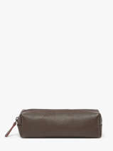 Etui Leder Milano Bruin caviar CA22116