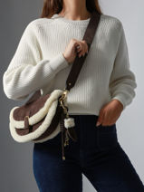 Cross Body Tas Alpin Leder Etrier Bruin alpin EALP050S-vue-porte