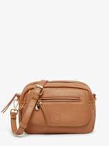 Cross Body Tas Zip Lulu castagnette Bruin zip ZAER