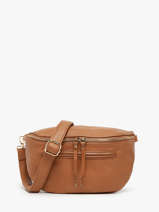 Heuptasje Lulu castagnette Bruin zip YSALINE