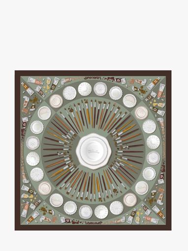 Longchamp Soie gots Foulard Roze