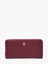 Portefeuille Tommy hilfiger Rood th icon AW17744