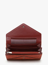 Portefeuille Leder Yves renard Oranje nubuck 26683-vue-porte