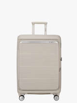 Uitbreidbare Harde Reiskoffer Paralux Hs Samsonite Beige paralux hs 156525
