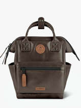 Rugzak 1 Compartiment Cabaia Bruin adventurer XS