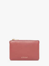 Portemonnee Tradition Leder Etrier Roze tradition ETRA421S