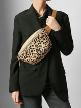 Heuptasje Paul marius Beige leopard BANANLEO-vue-porte