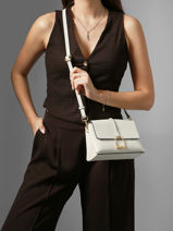 Cross Body Tas S Torsade Leder Etrier Wit torsade ETOS169S-vue-porte