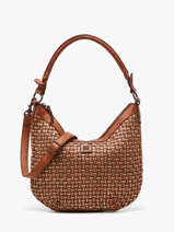 Cross Body Tas Heritage Leder Biba Bruin heritage KAB23L