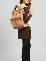 Adventurer Large - Rugzak  Cabaia Bruin adventurer L-vue-porte