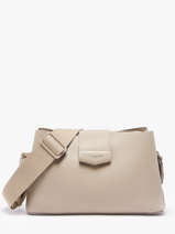 Cross Body Tas City Polyurethaan David jones Beige city CM8303