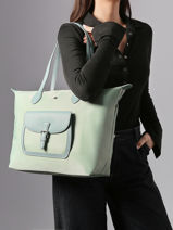 Schoudertas Kiana Nylon Hexagona Groen kiana 1720181-vue-porte