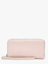 Portefeuille Grained Miniprix Roze grained H1689