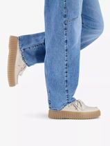Bootschoenen Met Platformzool Uit Leder Clarks Beige women 26186302-vue-porte