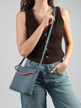 Cross Body Tas Dorine Laurent david Blauw ld bags 69-vue-porte