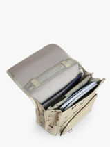 Rugzak 3 Compartimenten Cameleon Beige vintage north PBVWSD39-vue-porte