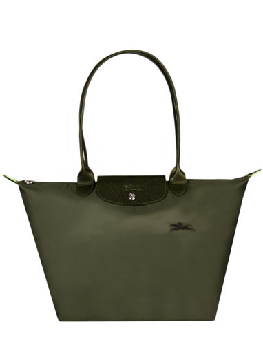 Longchamp Le pliage green Schoudertas Bruin