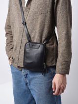 Cross Body Tas S Foulonn Leder Etrier Bruin foulonne 42133-vue-porte