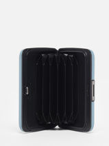 Kaarthouder Matte Ogon Blauw matte MAT-vue-porte