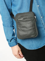 Cross Body Tas Arthur & aston Zwart cristiano 1081-vue-porte