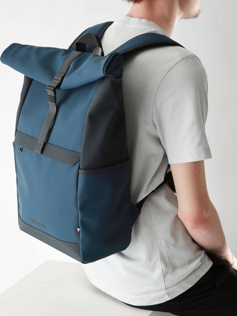 Rugzak Tommy hilfiger Blauw th monotype AM12499 ander zicht 1
