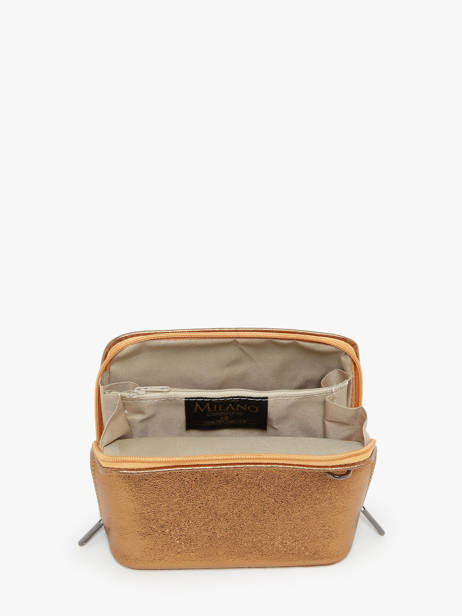 Cross Body Tas Nine Leder Milano Goud nine NI23117N ander zicht 3