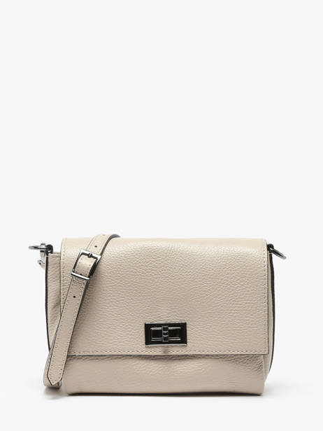 Cross Body Tas Caviar Leder Milano Beige caviar CA24061