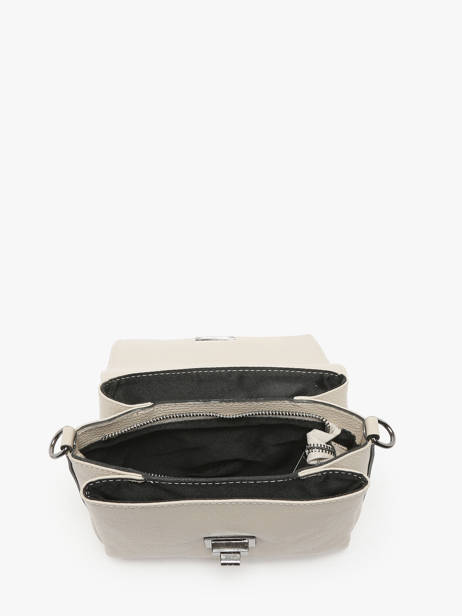 Cross Body Tas Caviar Leder Milano Beige caviar CA24061 ander zicht 3