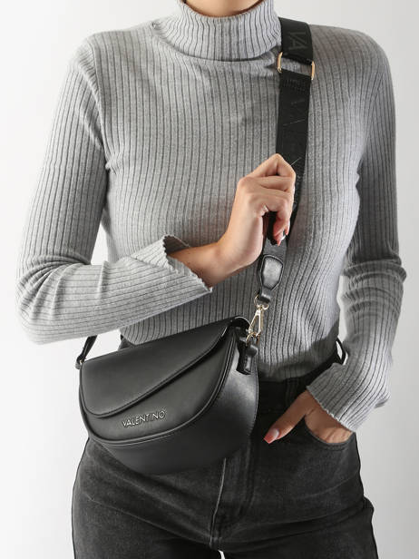 Cross Body Tas Piper Valentino Zwart piper VBS8DM09 ander zicht 1