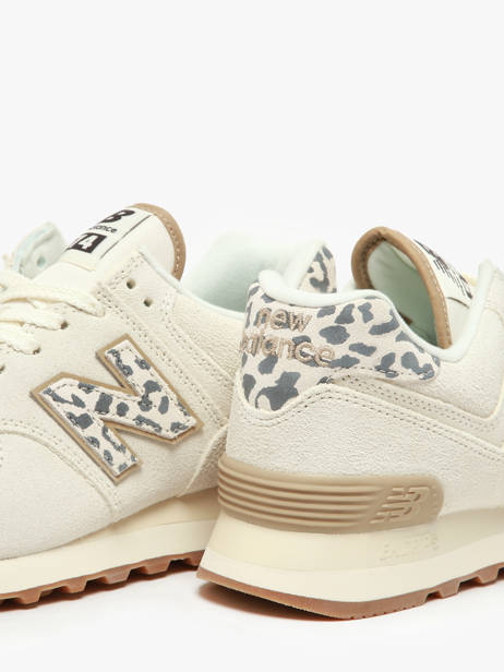 Sneakers 574 New balance Beige women WL574XDE ander zicht 3