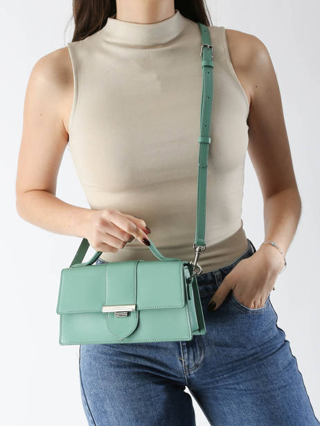 Cross Body Tas Paris Ily Leder Lancaster Groen paris ily 10 ander zicht 1