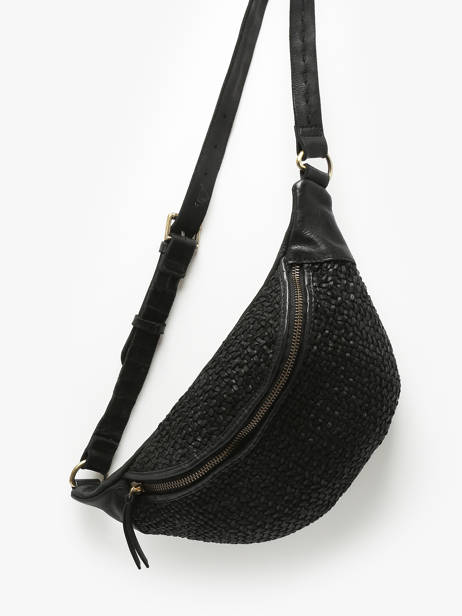 Heuptasje Biba Zwart leather BRI5L ander zicht 2