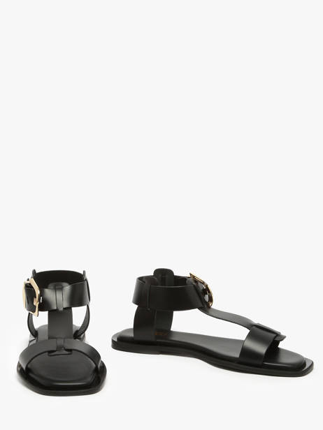 Sandalen Uit Leder Nuyou Zwart women 11013 ander zicht 2