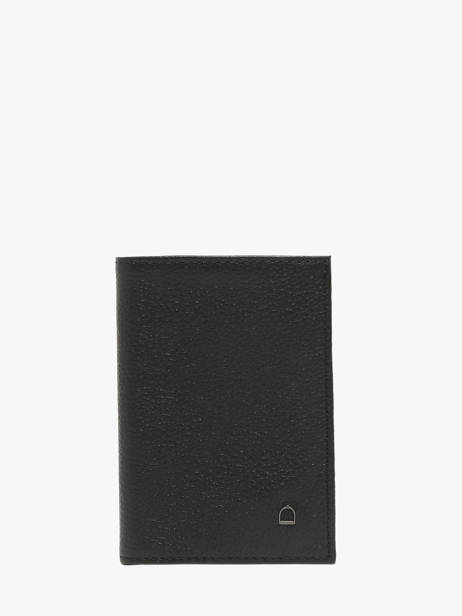 Portefeuille Met Portemonnee Madras Leder Etrier Zwart madras EMAD941