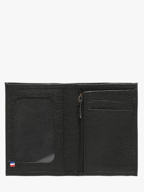 Portefeuille Met Portemonnee Madras Leder Etrier Zwart madras EMAD941 ander zicht 1