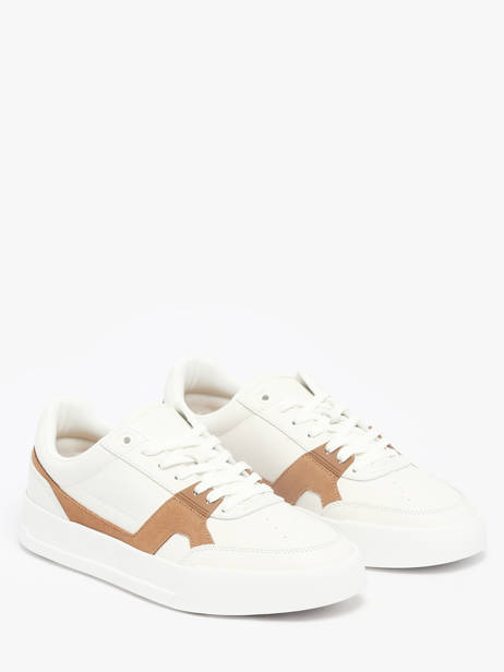 Sneakers Uit Leder Tommy hilfiger Wit men 55510LB ander zicht 2