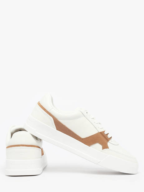Sneakers Uit Leder Tommy hilfiger Wit men 55510LB ander zicht 3