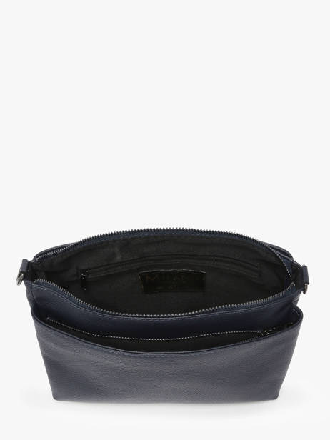 Cross Body Tas Caviar Leder Milano Blauw caviar CA25066 ander zicht 2
