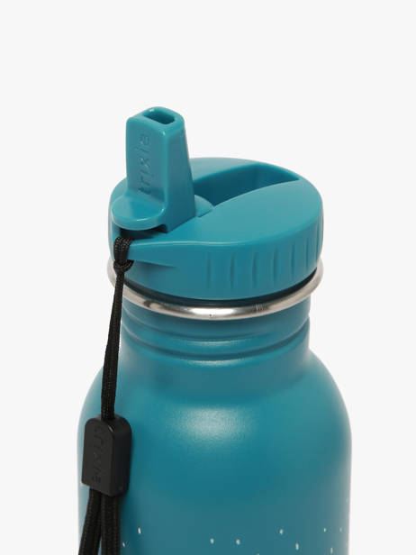 Drinkfles 0.35l Trixie Blauw animals 40 ander zicht 2