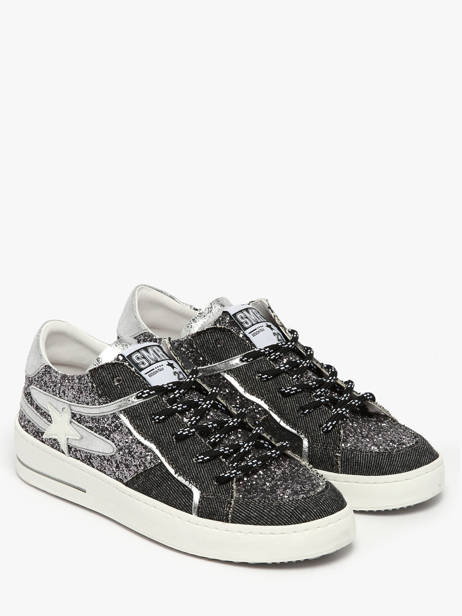 Sneakers Vana Uit Leder Semerdjian Zwart accessoires VANA ander zicht 1