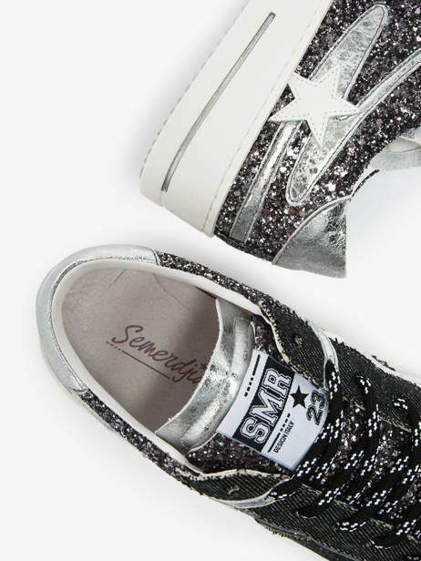 Sneakers Vana Uit Leder Semerdjian Zwart accessoires VANA ander zicht 2