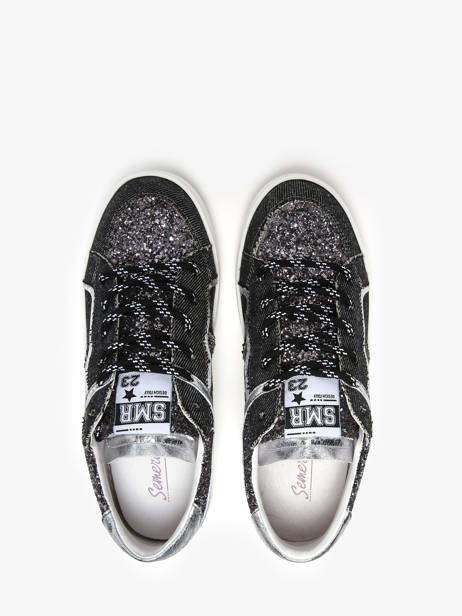 Sneakers Vana Uit Leder Semerdjian Zwart accessoires VANA ander zicht 3
